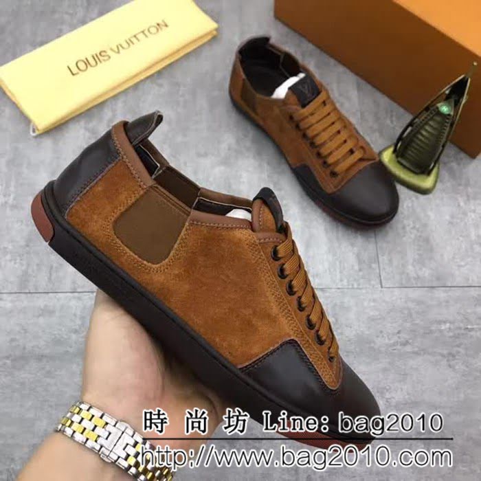 路易威登LV 經典爆款 新款牛皮休閒男鞋 8FX1998